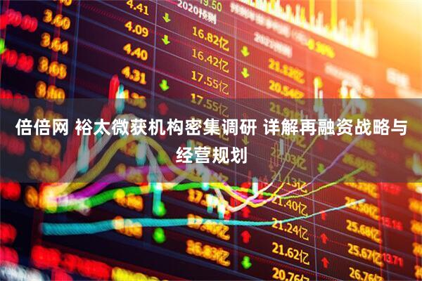 倍倍网 裕太微获机构密集调研 详解再融资战略与经营规划